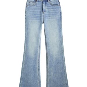 Jeans Mujer | Jeans bootcut low waist Jeans Jeans