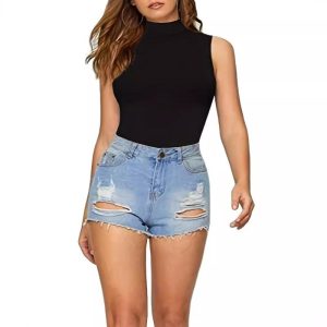 Jeans Mujer | Short denim rotos Faldas y Shorts Faldas y Shorts