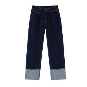 Pantalones Mujer | Jeans 90’s wide leg vuelta bajo Jeans Jeans