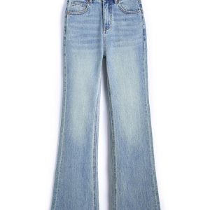 Pantalones Mujer | Jeans bootcut low waist Jeans Jeans