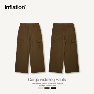 Pantalones Mujer | Pantalón baggy sastrero cargo Mujer Mujer