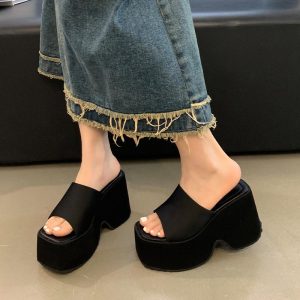 Sandalias Mujer | Sandalia mule plataforma Mujer Mujer